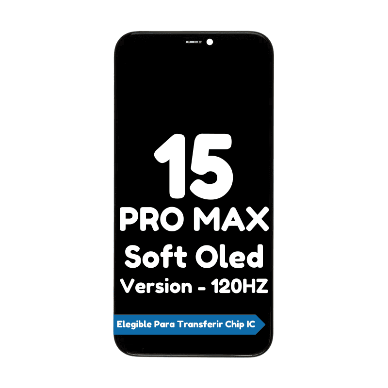 Pantalla para iPhone 15 Pro Max Soft Oled - Version 120HZ